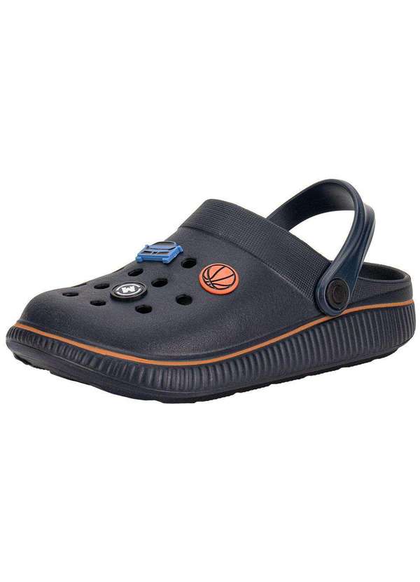 Molekinho - Clogs Infantil Molekinho 2874202 Marinho/Laranja