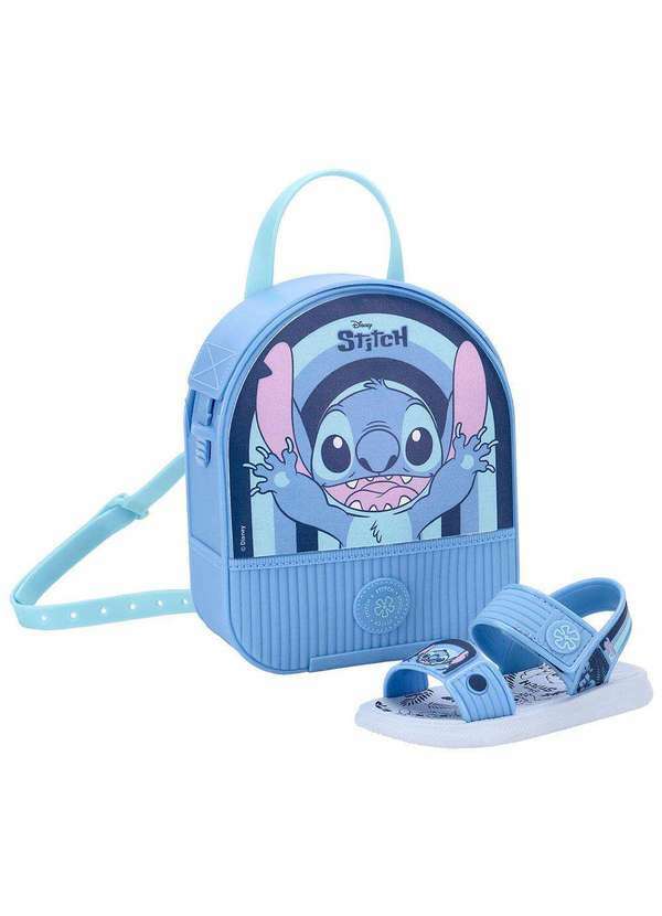 Grendene Kids - Kit Papete Infantil e Mochila Disney Stitch Grendene Kids 23078 - Azul