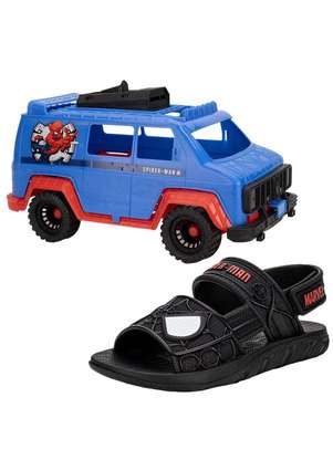 Kit Papete Infantil Homem Aranha e Furgão Grendene Kids 23222 - GRENDENE KIDS