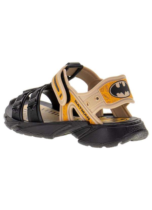 Grendene Kids - Papete Infantil Liga da Justiça Evolution Grendene Kids - 22985 - Preto/Bege 3