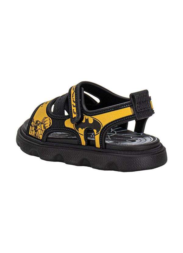 Grendene Kids - Papete Infantil Liga da Justiça New Action Grendene Kids 23302 - Preto/Amarelo 3