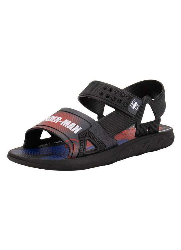 Grendene Kids - Papete Infantil Marvel Challenge Grendene Kids 23204 - Preto/Vermelho
