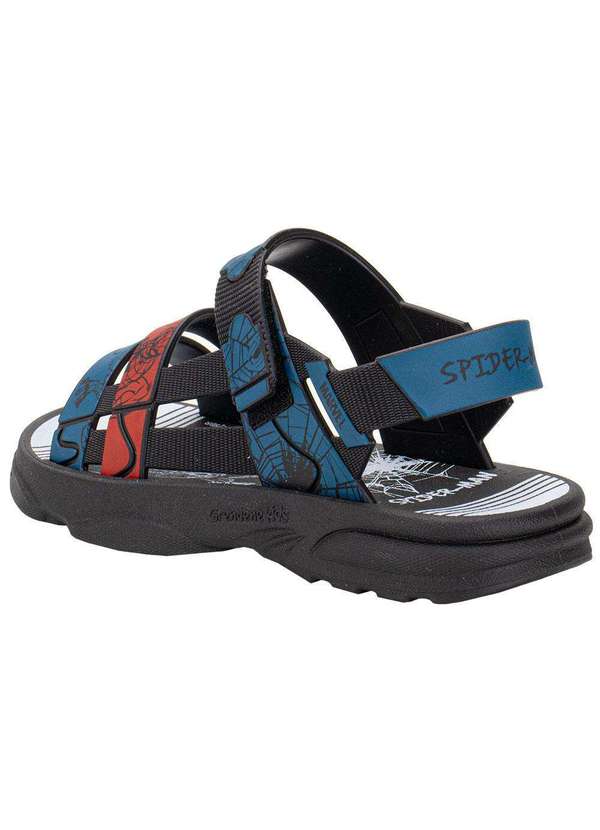 Grendene Kids - Papete Infantil Marvel Hero Grendene Kids 23236 Preto/Azul 3