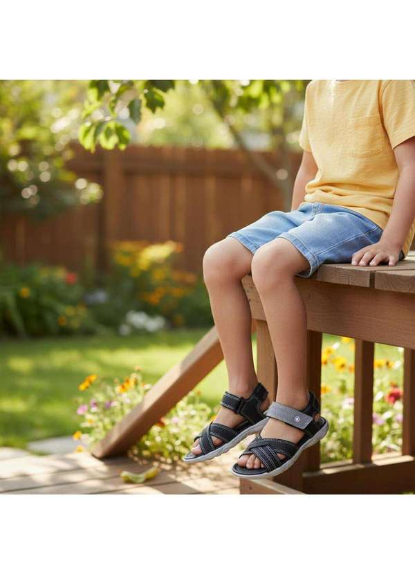 Molekinho - Papete Infantil Molekinho 2400176 Preto/Cinza 2