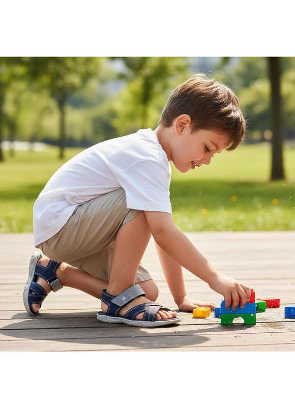 Molekinho - Papete Infantil Molekinho 2400176 Azul/Cinza 2