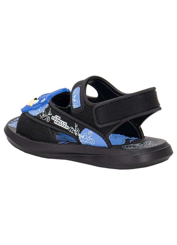 Grendene Kids - Papete Infantil Sonic Rush Grendene Kids 23353 - Preto/Azul 4