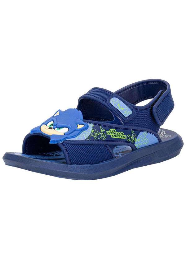Grendene Kids - Papete Infantil Sonic Rush Grendene Kids 23353 - Azul