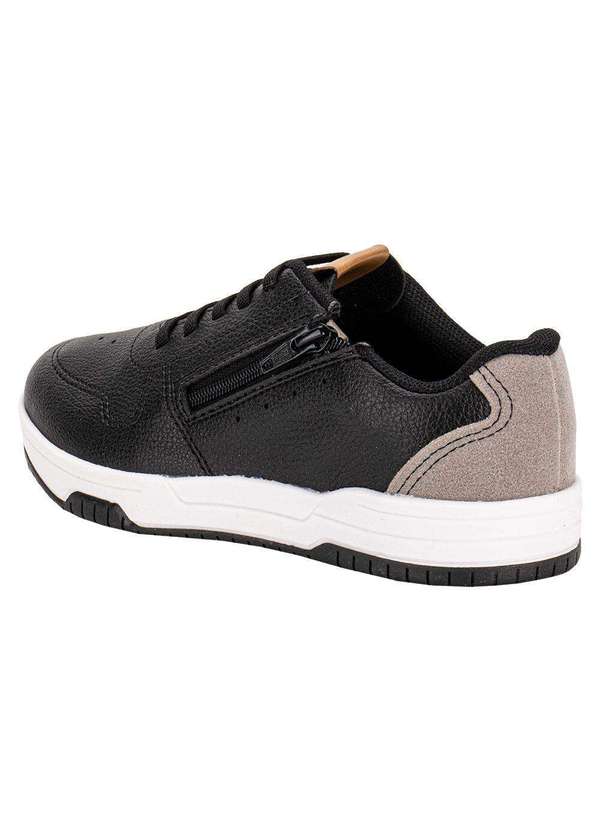Molekinho - Sapatênis Infantil Molekinho 2852102 - Preto/Cinza 3