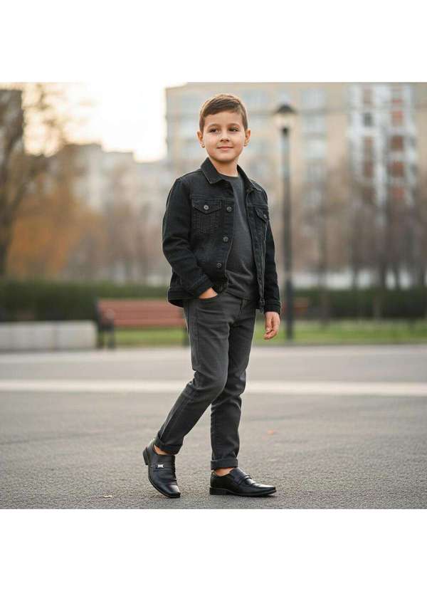 Mais Leve - Sapato Infantil Social Mais Leve 107 Preto 01 2