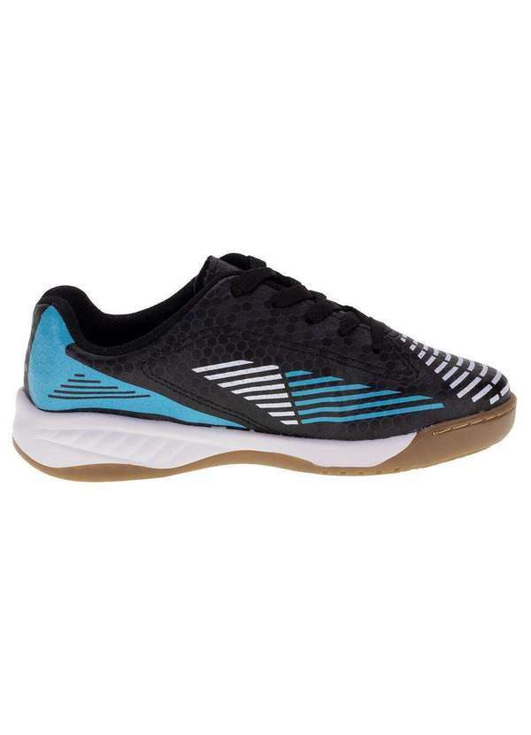 Molekinho - Chuteira Infantil Indoor Molekinho 2856103 - Preto/Azul 4