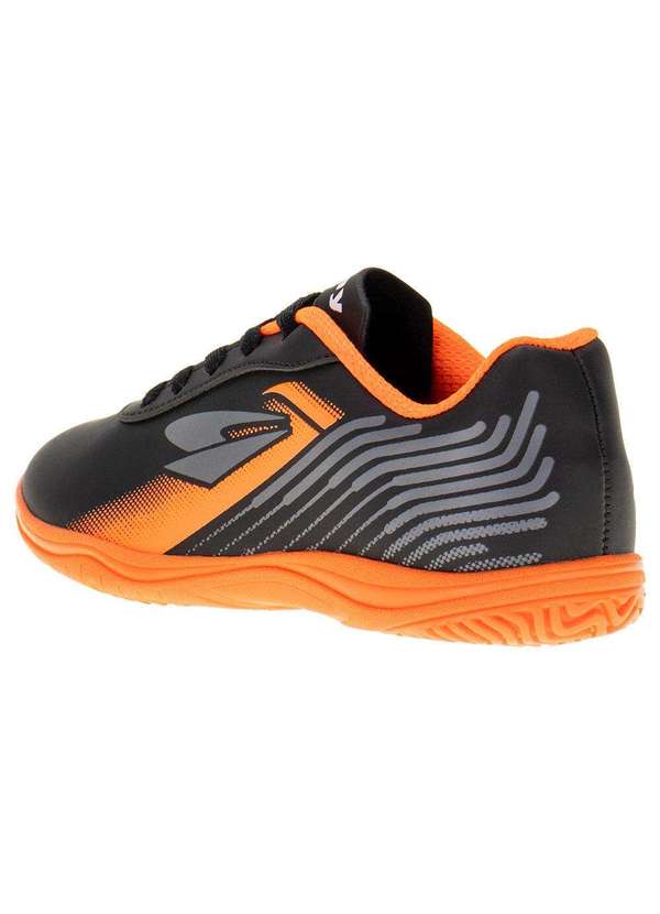 Dray - Chuteira Infantil Indoor Spedy Dray - 302 - Preto/Laranja 3