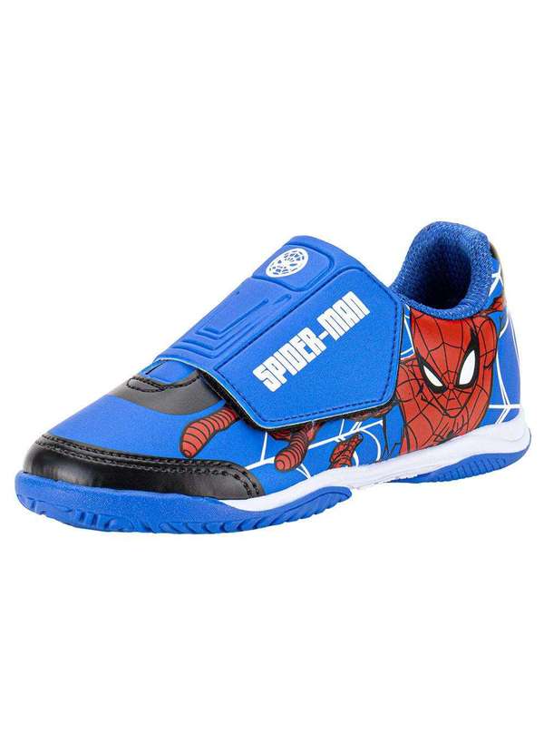 Dray - Chuteira Infantil Indoor Spider Man Marvel Dray 4115 - Azul/Vermelho