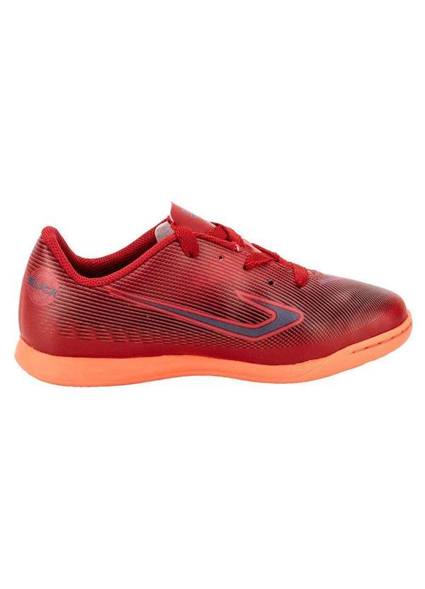 Topper - Chuteira Infantil Slick Vi Futsal Topper Tp05810 - Vermelho 5