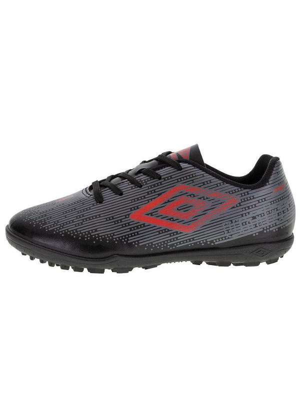 Umbro - Chuteira Infantil Society  Fast Jr Umbro - U07fb063 - Preto/Cinza 2