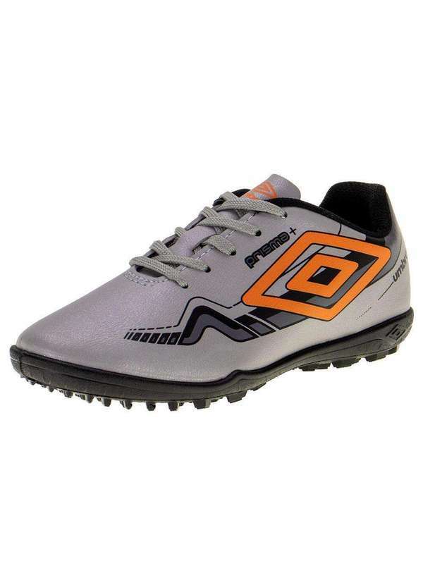 Umbro - Chuteira Infantil Society Prisma Umbro - U07fb00146 - Cinza/Laranja