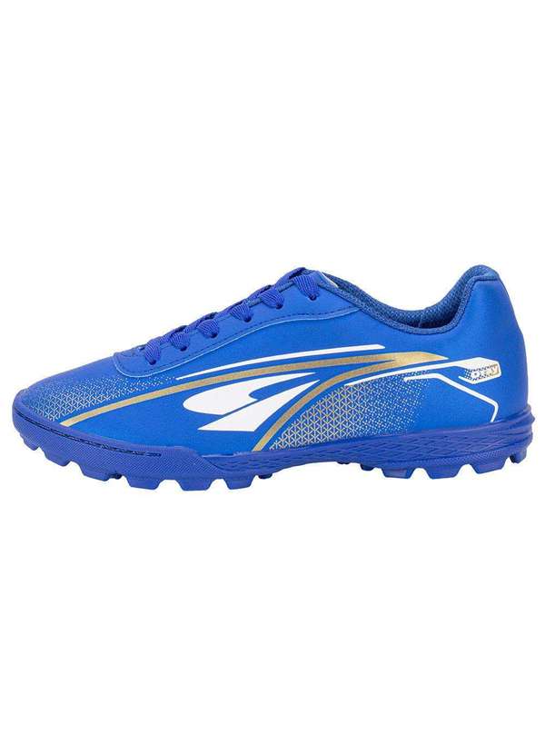 Dray - Chuteira Infantil Society Spedy Dray 303 - Azul/Branco 2