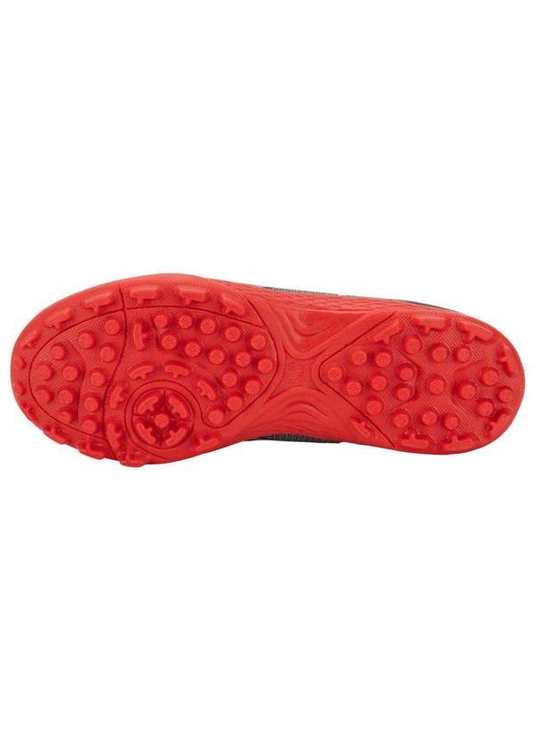 Dray - Chuteira Infantil Society Spedy Dray 303 - Preto/Vermelho 5