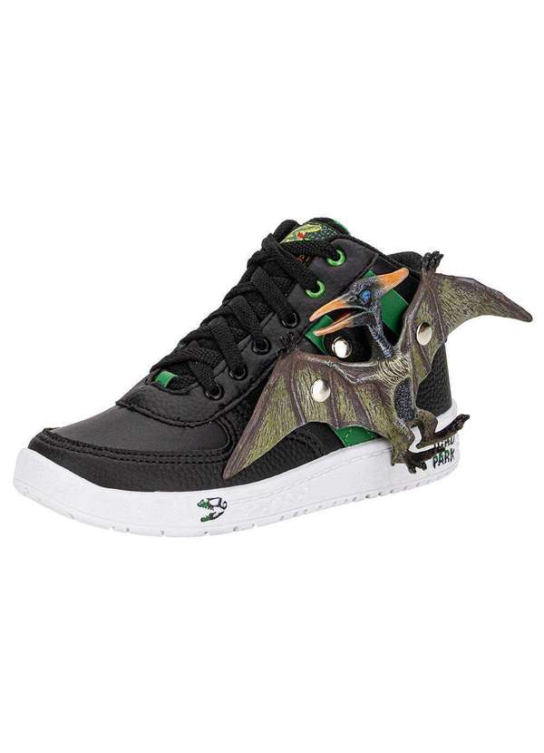Vissi - Kit Tênis Infantil e Pterossauro Dino Park Vissi Dp200 - Preto/Verde