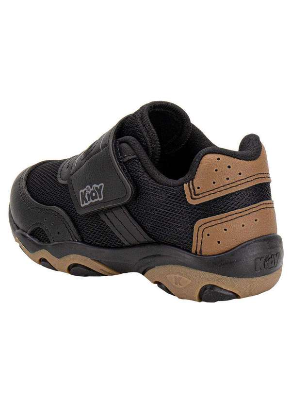 Kidy - Kit Tênis Infantil Play  Carrinho Kidy 0070818 - Preto/Bege 3