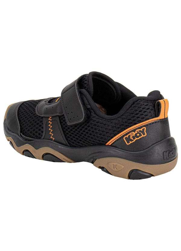 Kidy - Kit Tênis Infantil Play Respitec Carrinho Kidy 0070826 Preto/Laranja 3