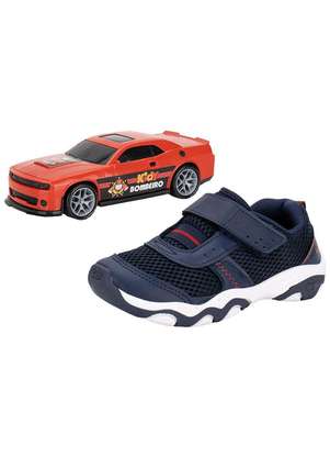 Kit Tênis Infantil Play Respitec  Carrinho Kidy 0070826 - KIDY