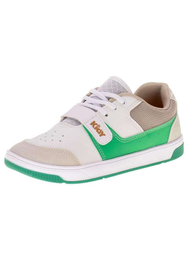 Kidy - Tênis Infantil Astral Kidy  3291005 - Branco/Verde