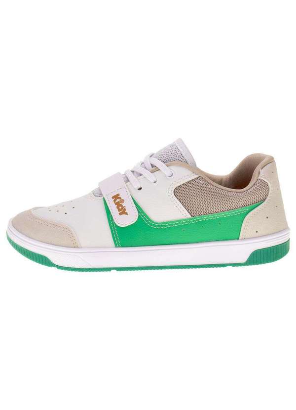 Kidy - Tênis Infantil Astral Kidy  3291005 - Branco/Verde 2
