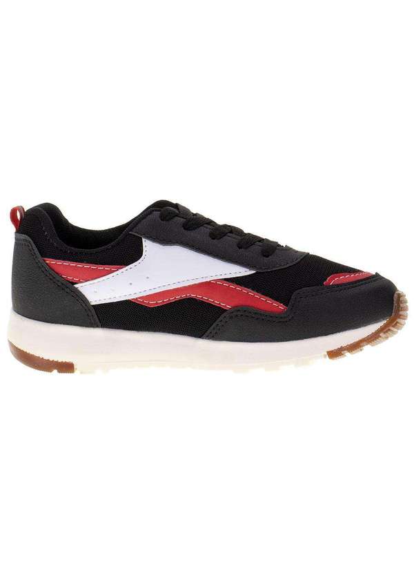 Azk - Tênis Infantil Azk - A247 - Preto/Vermelho 5
