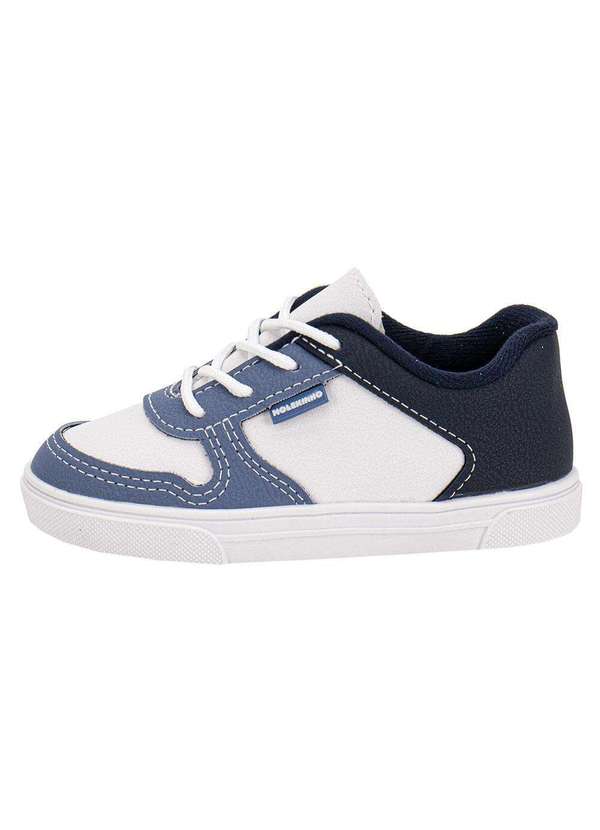 Molekinho - Tênis Infantil Baby Molekinho 2133176 - Branco/Azul 2
