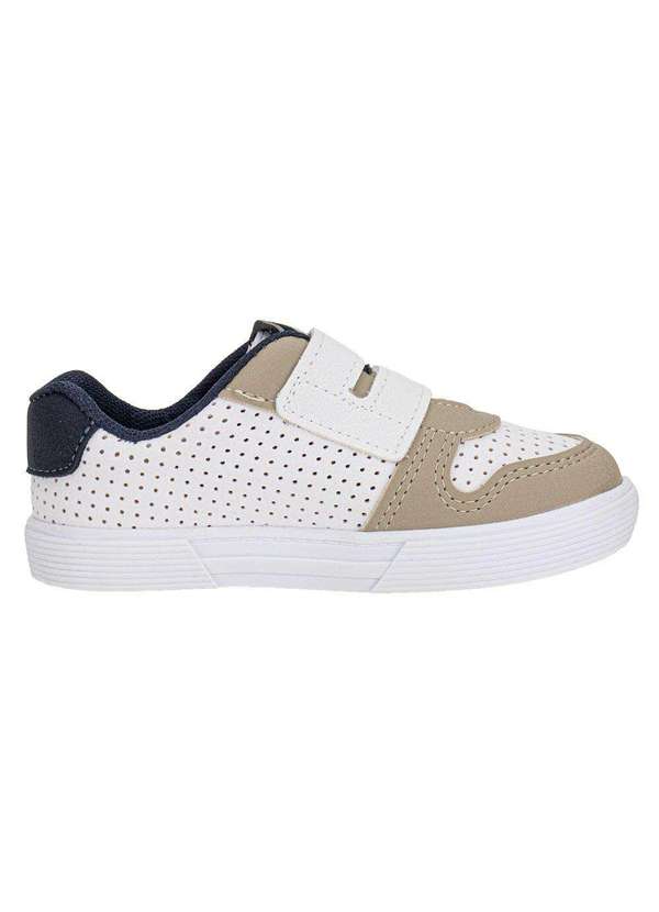 Molekinho - Tênis Infantil Baby Molekinho 2136173 - Branco/Bege 5