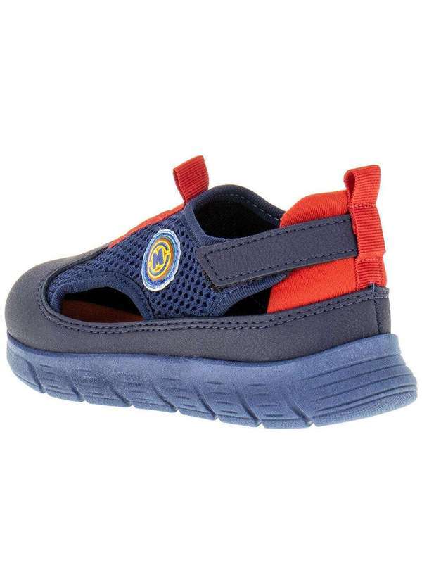 Molekinho - Tênis Infantil Baby Molekinho - 2147137 - Azul/Vermelho 3