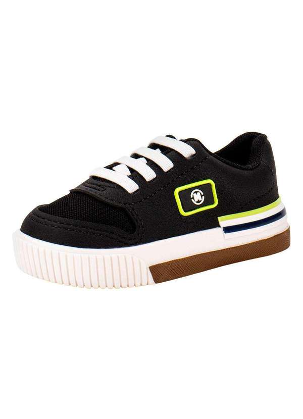 Molekinho - Tênis Infantil Baby Molekinho 2615119 - Preto/Verde