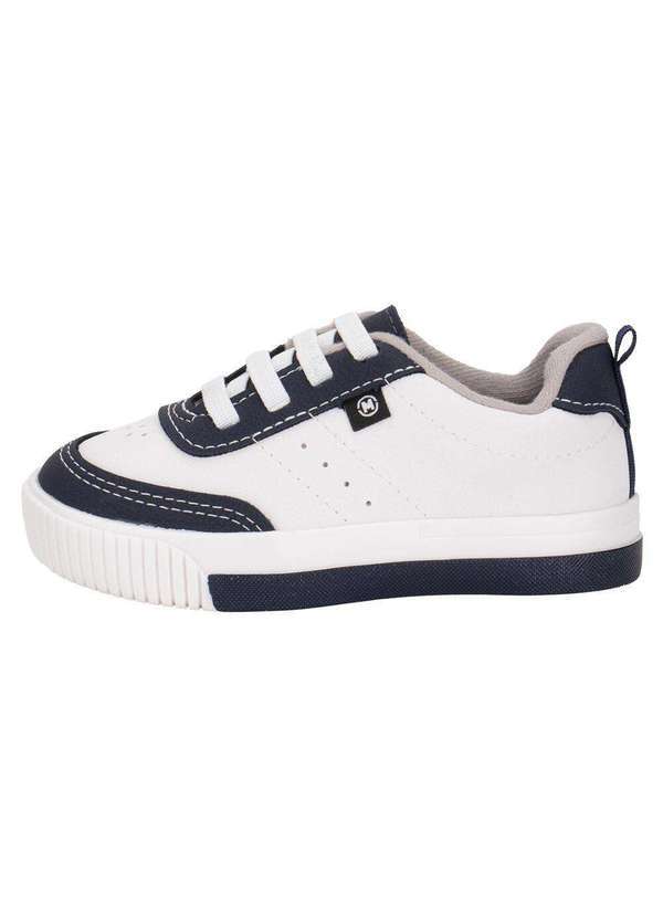 Molekinho - Tênis Infantil Baby Molekinho 2615226 - Branco/Azul 2