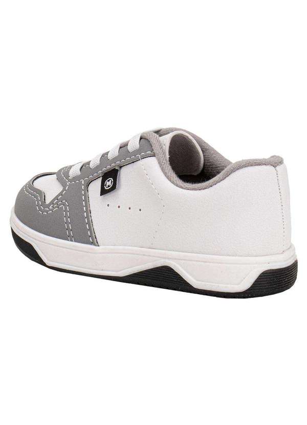 Molekinho - Tênis Infantil Baby Molekinho 2623121 - Branco/Cinza 3