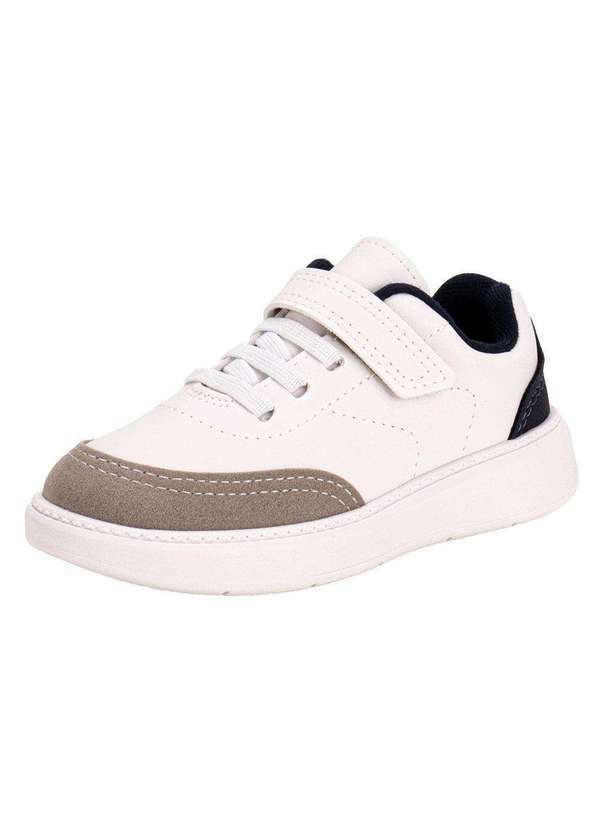 Molekinho - Tênis Infantil Baby Molekinho 2631110 - Branco/Azul