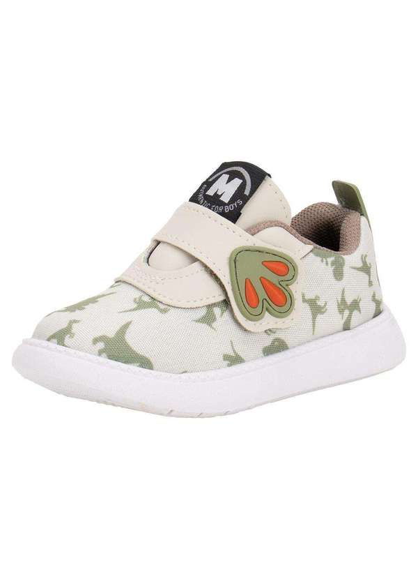 Molekinho - Tênis Infantil Baby Molekinho 2635106 - Bege/Verde