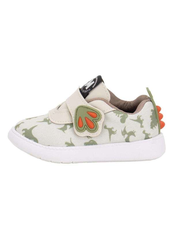 Molekinho - Tênis Infantil Baby Molekinho 2635106 - Bege/Verde 2