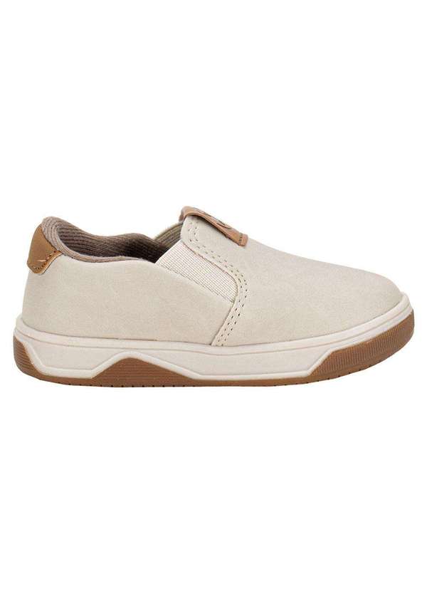 Molekinho - Tênis Infantil Baby Slip On Molekinho 2623100 - Marfim 5