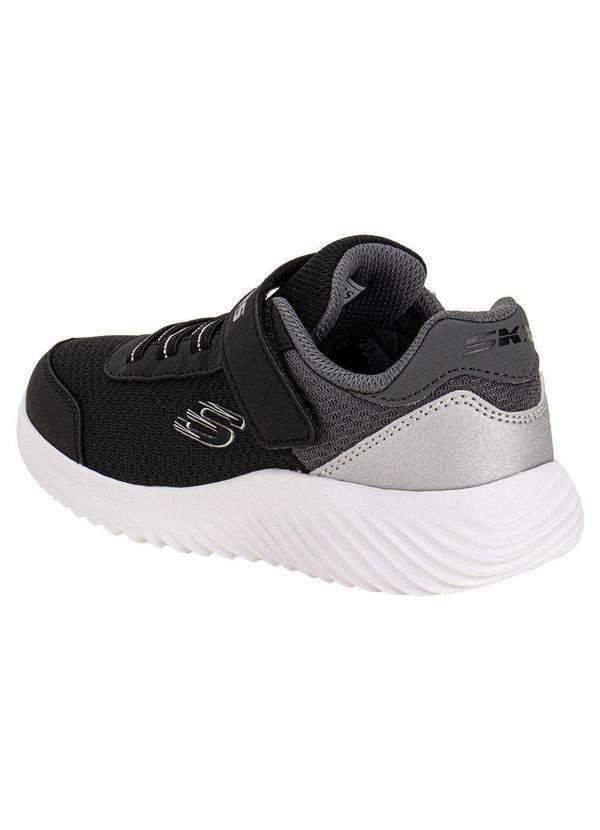 Skechers - Tênis Infantil Bounder Trekzic Skechers 403908l - Preto/Cinza 3