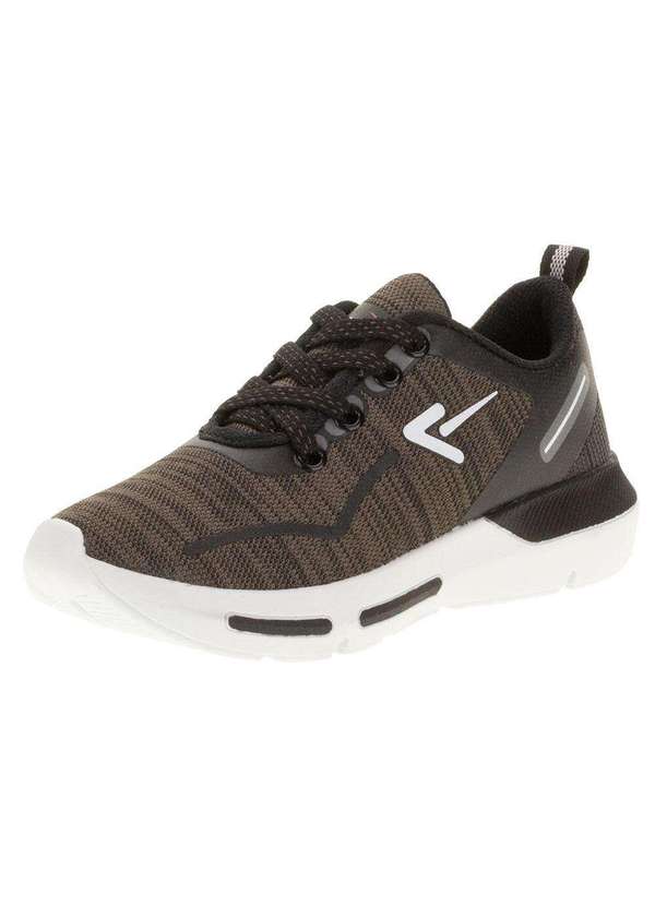 Box Kids - Tênis Infantil Box Kids - Bk1756 - Preto/Café