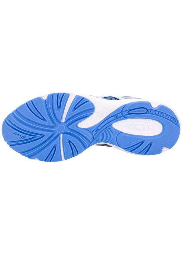 Asics - Tênis Infantil Buzz 4 Asics - 1014a Azul/Branco 4