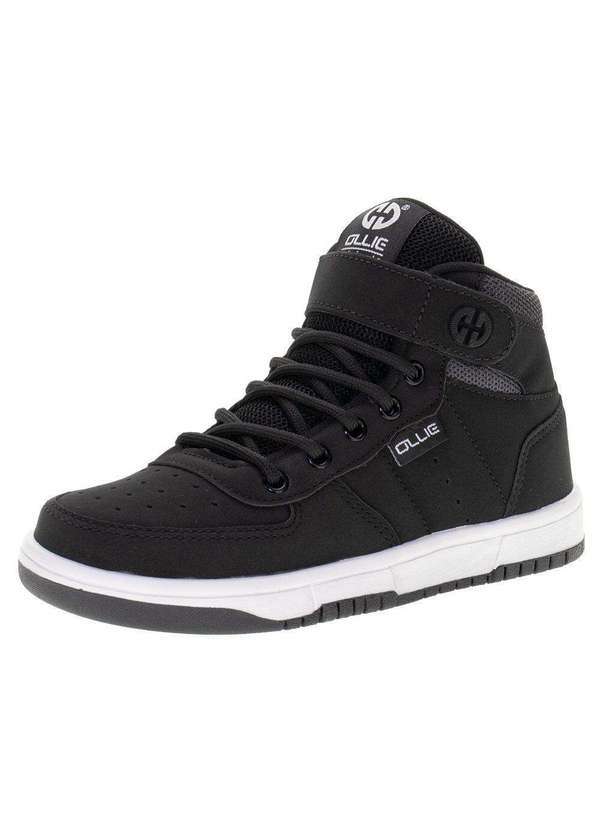 Ollie - Tênis Infantil Cano Alto Alpha 2 Ollie 400 - Preto