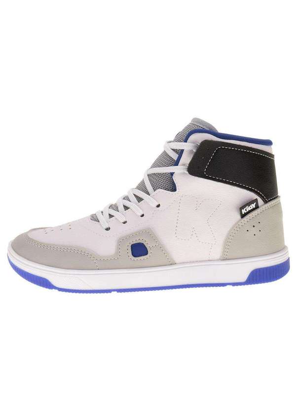 Kidy - Tênis Infantil Cano Alto Astral Kidy 3291006 - Branco/Cinza 2