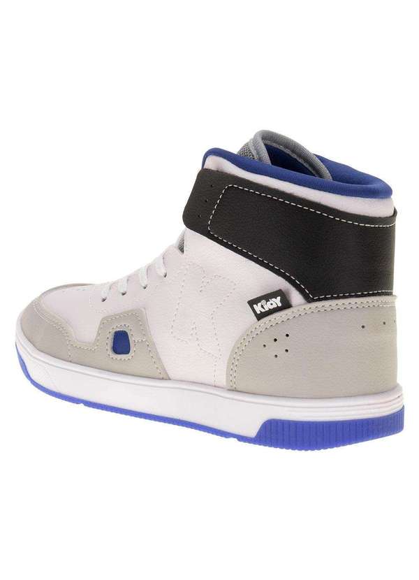 Kidy - Tênis Infantil Cano Alto Astral Kidy 3291006 - Branco/Cinza 3