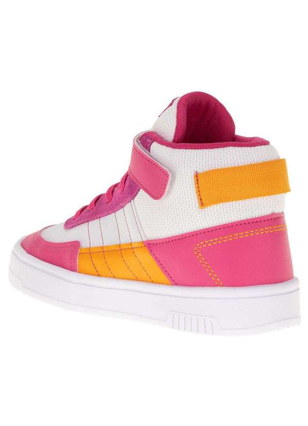 Vitz - Tênis Infantil Cano Alto Fly Vitz - 250015 - Branco/Rosa 3