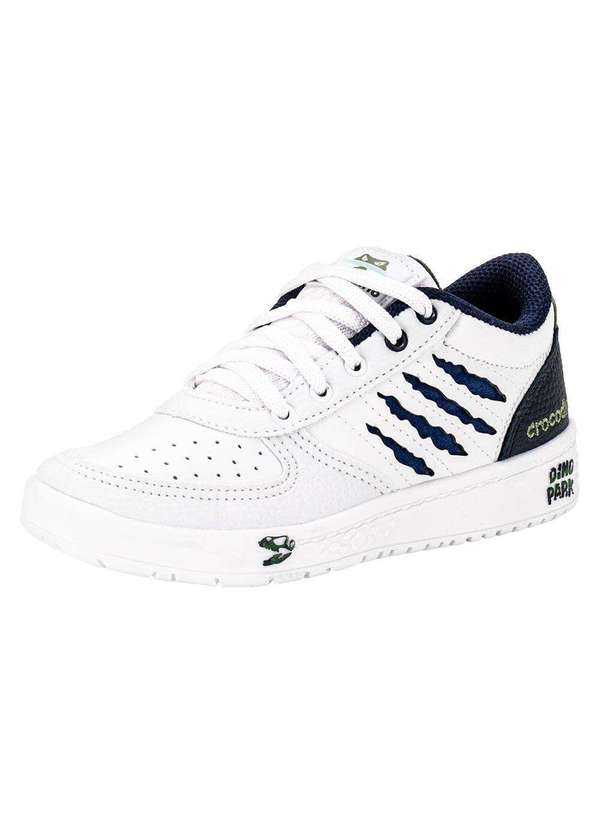 Vissi - Tênis Infantil Crocodino Vissi Crt306 - Branco/Azul