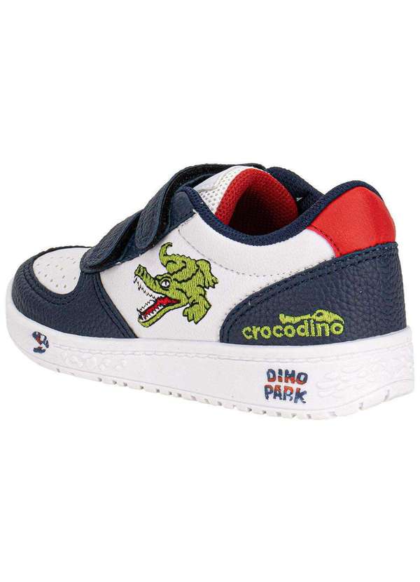 Vissi - Tênis Infantil Crocodino Vissi Crv302 Branco/Azul 3