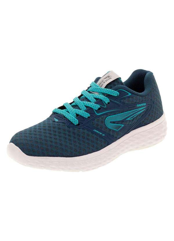 Tênis Infantil Drive Ii Jr Rainha Ra01520 Azul Clovis Calcados