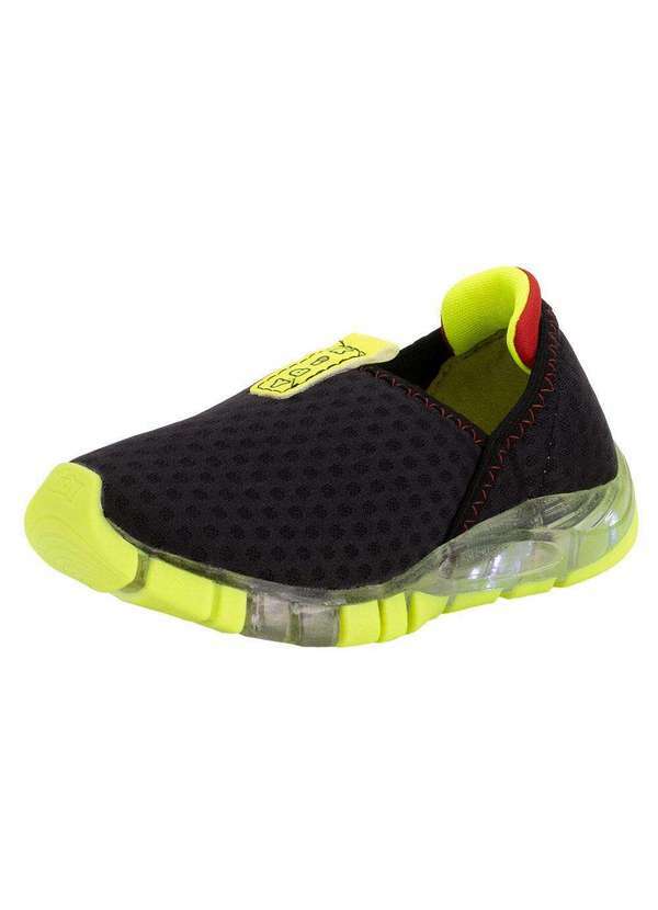 Kidy - Tênis Infantil Flex Light Kidy - 0200144 - Preto/Verde