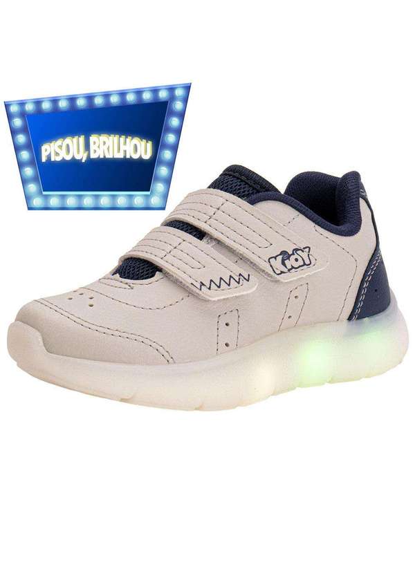 Kidy - Tênis Infantil Flex Ligth Kidy 0200203 Cinza/Azul